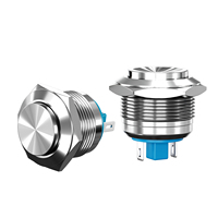 Interrupteur à bouton-poussoir momentané CHNFUNETON 16 mm avec IP65 (FT16QA) CE, RoHS