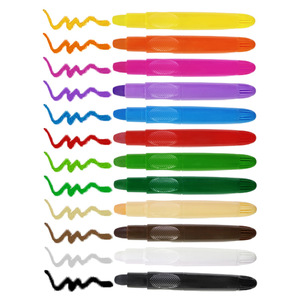 Vente en gros, <span class=keywords><strong>pas</strong></span> <span class=keywords><strong>cher</strong></span>, Crayons de couleur lavables, ensemble de Crayons pour enfants - Product Image 4