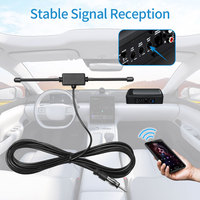 Adaptor Dipol DIN Dipole AM FM Mobil Moq Rendah Dudukan Perekat Jarak Jauh Cb Siaran Radio Mobil Otomatis Antena Hf Am Fm