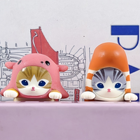 Popular Angel Cat Shark Series Juguetes de moda para teléfonos móviles Coches Computadoras Escritorios para Comercio exterior Decoraciones aleatorias