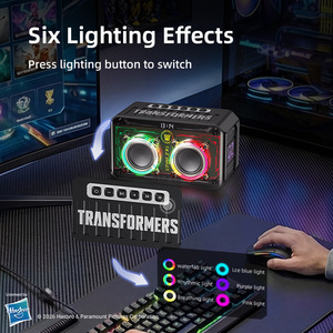 Altavoz Inalámbrico Transformers Y02MAX, 5200mAh, Iluminación RGB, Altavoces Dobles, Subwoofer, TWS, Altavoz de Escritorio para Exteriores - Product Image 3