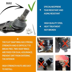 2013-2019 pour <span class=keywords><strong>Ford</strong></span> Escape Kit de suspension avant bras de commande supérieur Tie Rod End Sway Bar Link - Product Image 5
