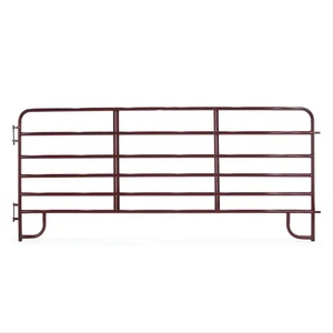 Penjualan laris 2022 panel pena bulat kuda pagar Corral peternakan tugas berat 12 kaki AS dengan gerbang busur - Product Image 6