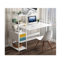 Bureau d'ordinateur pliable commercial multifonctionnel de grande taille avec étagère intégrée pour cuisine, bureau et étude – Design moderne et simple