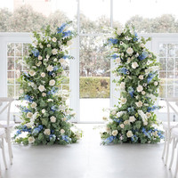 KCFA-052 Fournitures de décoration florale, arche ronde, cadre floral de scène, toile de fond de jardin, plafond, arche de mariage, entrée, portail de lune
