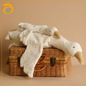 Mềm sơ sinh bé thỏ thỏ động vật chăn an ninh chăn đồ chơi snuggler Đồ chơi gấu ngỗng động vật chăn trẻ em búp bê sang trọng - Product Image 2