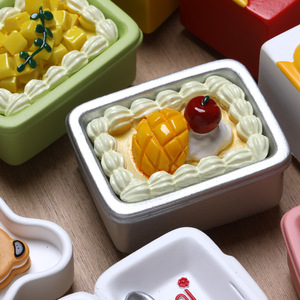 Aimants de réfrigérateur 3D en forme de biscuits panda de dessin animé, en résine, mignons, pour la décoration de la cuisine et de la maison - Product Image 1