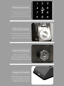 Fingerprint <b>Lock</b> Zinc Alloy Waterproof Tuya WiFi for TTLock App Mechanical <b>Smart</b> Door <b>Lock</b> - Product Image 6