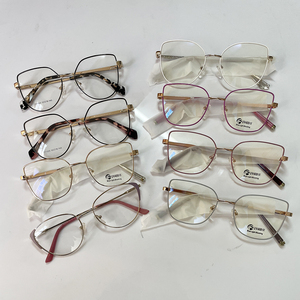 Liquidación de Stock de Monturas Ópticas Metálicas de Ojo de Gato para Mujer, Surtido Variado, Económico, Listo para Enviar - Product Image 2