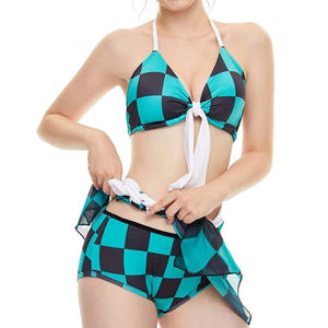 Ensemble <span class=keywords><strong>de</strong></span> 9 maillots <span class=keywords><strong>de</strong></span> <span class=keywords><strong>bain</strong></span> <span class=keywords><strong>Demon</strong></span> <span class=keywords><strong>Slayer</strong></span> Kamado Nezuko Kochou <span class=keywords><strong>Shinobu</strong></span> Kamado Tanjirou Anime Bikini pour femmes Vêtements <span class=keywords><strong>de</strong></span> plage - Product Image 4