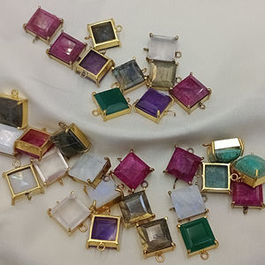 อุปกรณ์เชื่อมต่อสำหรับทำเครื่องประดับขายส่งจำนวนมาก ตัวเชื่อมต่อเงินแท้ 925 ชุบทอง สำหรับงานเครื่องประดับทำมือ - Product Image 1