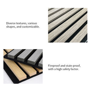 Système modulaire Akupanel pour magasins de détail, panneaux muraux acoustiques <span class=keywords><strong>en</strong></span> <span class=keywords><strong>bois</strong></span> rainuré, placage de <span class=keywords><strong>bois</strong></span>, panneaux de cloison <span class=keywords><strong>en</strong></span> MDF absorbant le son - Product Image 2