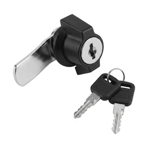 Serrure de meuble en alliage de zinc, poignée en T 90 °   Clé rotative pour loquet de porte de placard de rangement - Product Image 1