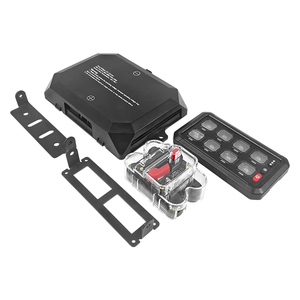 新型<span class=keywords><strong>8</strong></span>連デュアルスイッチパネル 調光可能 12V/24V 車両電源制御 自動スイッチパッドパネル 回路ボックス リレーシステム - Product Image 3