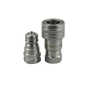 Hydraulic Couplings Type A Iso7241a Series Super High Pressure Stainless Steel Hydraulic Quick Coupling