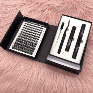 Lông mi cụm bán buôn DIY Lash cụm thiết lập biểu tượng tùy chỉnh lông mi Cụm - Product Image 6