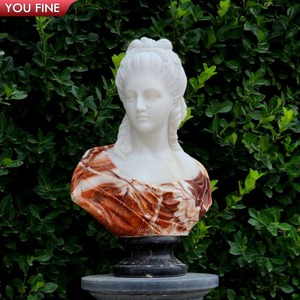 Ornement de manoir Statue de <span class=keywords><strong>buste</strong></span> en <span class=keywords><strong>marbre</strong></span> célèbre antique personnalisée - Product Image 4