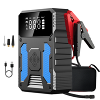 Chargeur de batterie de voiture 3000A, booster de batterie, batterie au lithium, pompe à air portable pour pneus de voiture, démarreur de saut