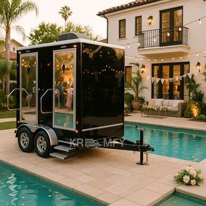 Contenedores de Gimnasio 2025, Remolque de Baño Portátil, Casas Modulares, Panel Habitacional, Contenedor de Baño Público, WC - Product Image 1