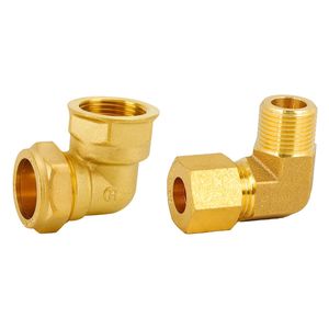 Adaptateur réducteur haute pression tout en cuivre, connecteur fileté intérieur/extérieur épaissi pour tuyau de gaz, climatisation, marine - Product Image 1