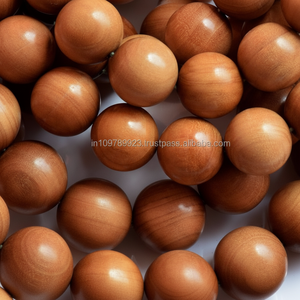 Collier de prière japonais en bois de santal, perles de chant, écologique, parfum durable, marque Riddhi Siddhi - Product Image 1