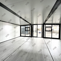 Maisons préfabriquées pliables 4 chambres à coucher à faible coût 60m2 luxe moderne préfabriqué pour la pologne