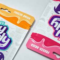 Sacs Mylar 3.5 refermables personnalisés avec fermeture éclair, anti-odeur, pour emballage alimentaire, type pochette stand-up