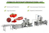 Ligne de production complète de purée de tomates à petite échelle, capacité de 2 tonnes par heure