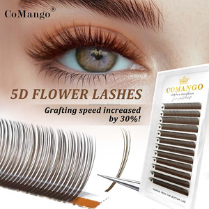 Pestañas 5D Flora Fairy, Efecto <span class=keywords><strong>Lifting</strong></span>, Súper Suaves, Grupos Individuales, Rizadas, Marrón, Volumen Ruso, Proveedor Mayorista - Product Image 6