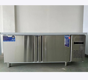 SPM Commercial Pizza Salad <span class=keywords><strong>Bar</strong></span> Sandwich <span class=keywords><strong>Counter</strong></span> Display Chiller Nevera Glass Top Prep Table Refrigerador Congelador - Product Image 5