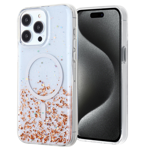 KINGSOUL Strong Magnet <b>Wireless</b> <b>Charging</b> TPU Shockproof Phone <b>Cases</b> Glitter Design for Multiple Brands-Mobile Phone <b>Cases</b> - Product Image 5