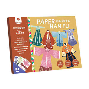 มิสเตอร์ทอย โอริกามิ ฮันฟูชุดงานฝีมือกระดาษสไตล์ราชวงศ์ถัง 3 มิติสำหรับเด็กอายุ 4-6 ปีของเล่นเพื่อการศึกษาแหล่งกำเนิดเจ้อเจียง - Product Image 2