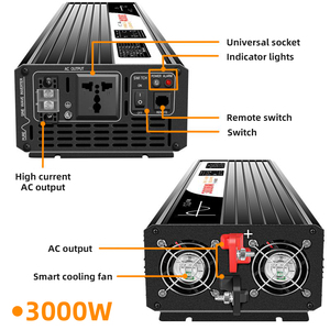 Inversor Solar Híbrido MPPT de 5000W con Pantalla LCD, Onda Sinusoidal Pura, 12V 220V 24V 48V 110V/120V para Uso Automotriz y de Motor - Product Image 2
