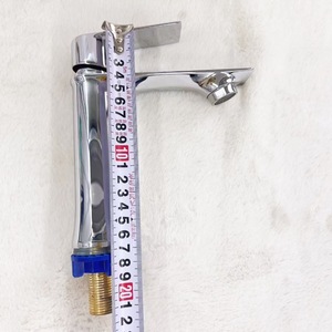 Robinet de lavabo Teglida à poignée unique, à poser sur le comptoir, en alliage de zinc, lesté, style moderne, monotrou - Product Image 2