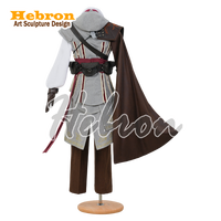 Costumes de jeu cosplay unisexes pour adultes Assassin's Creed 2 Ezio Auditore, collection complète personnalisable, en stock, avec shorts