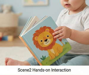 Livre <span class=keywords><strong>d</strong></span>'histoires pour enfants en carton épais avec impression couleur personnalisée, couverture rigide - Product Image 3