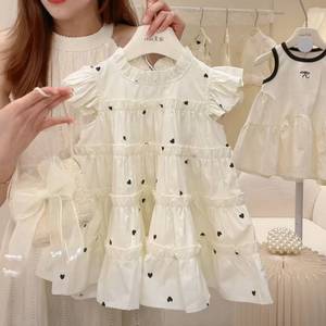 Tongxingyuan Girls Princess Dress Short Sleeve Breathable Summer Beach Style For Little Girls - Product Image 3