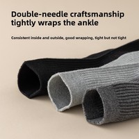 Nouveauté Chaussettes classiques en coton tricoté côtelé pour femmes, respirantes, résistantes aux odeurs, longueur de l'équipage, pour un usage quotidien en automne