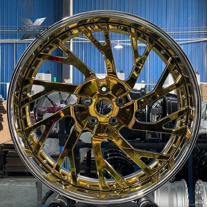 Rines XINGTU de Lujo, Forjados en Oro, Diseño Cóncavo, PCD 5x114.3 5x130 para Porsche, Lamborghini, Ferrari, Tesla SUV 19-22 - Product Image 4