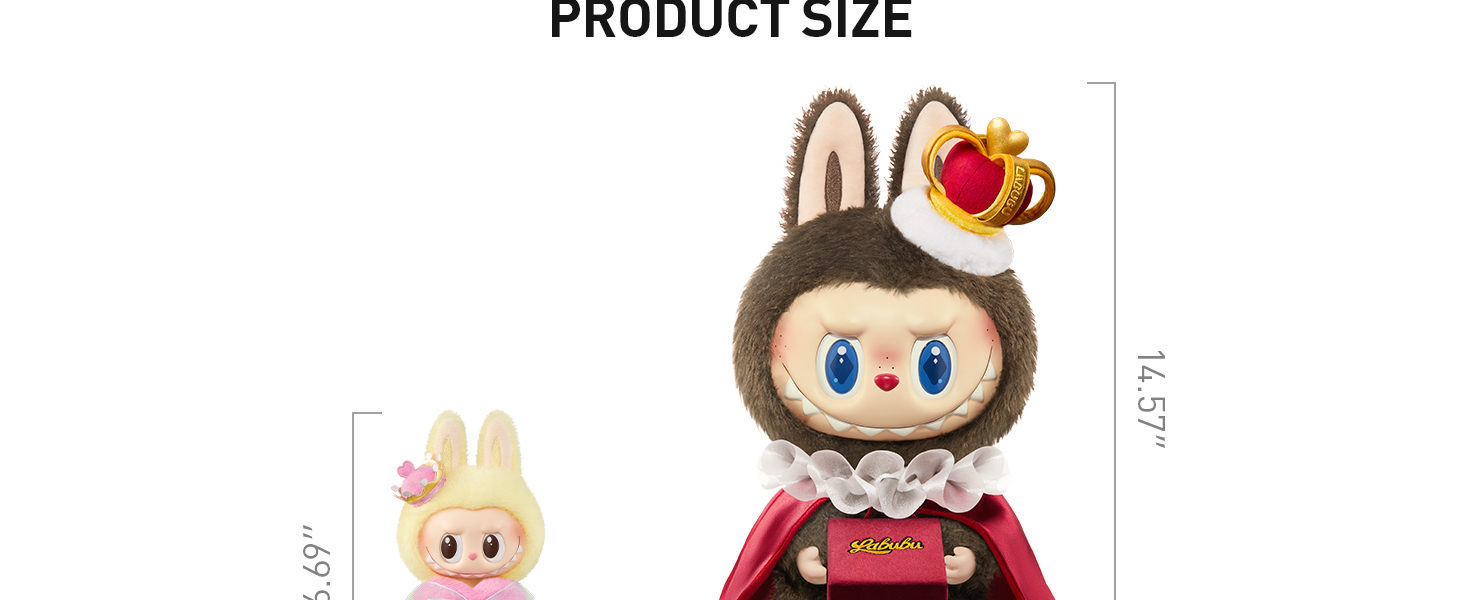 POP MART Let's Checkmate labubuぬいぐるみ新品 POP MART THE MONSTERS Let's Checkmate LABUBU KING 370mm(14,6