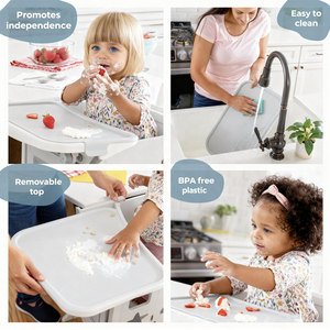 Phổ Biến Gấp Học Tập Tháp Thiết Lập 4 Màu Sắc Để Lựa Chọn Từ Trẻ Em Học Tập Tháp Chất Lượng Cao Gỗ Học Tập Tháp Với Khay Ăn - Product Image 3