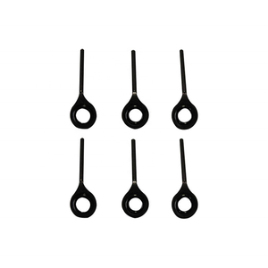 Anillo de cerámica con marco de acero inoxidable de alta calidad, barra de pesca con anillo guía MKT, color negro, plateado y humo de <span class=keywords><strong>gunsmoke</strong></span>, tamaño personalizado - Product Image 2
