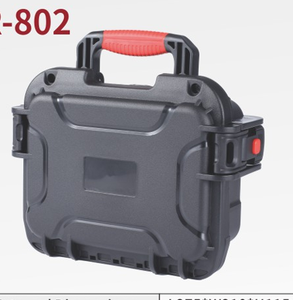 DF BFR802 3.5L 4L 5L 6L 7L 8L Venta al por mayor de fábrica, pequeña caja de herramientas de plástico rígido negra, hermética, para transporte de equipos, con espuma - Product Image 5