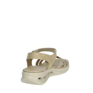 Amarpies Sandalia Baja para Mujer Beige ABZ28656 Zapatos Planos de Verano - Product Image 3
