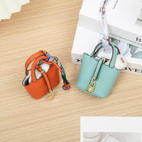 Tas Earphone Bluetooth Tali Tangan Portabel Mini Baru Bahan Poliester, Dompet Zero Multifungsi, Fashionable