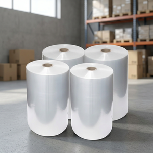 Film étirable jumbo haute résistance, LDPE de haute qualité, emballage de palettes, grand rouleau, vente en gros - Product Image 1