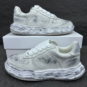 Zapatillas de Baloncesto de Lona Blancas de Alta Calidad, Transpirables, con Cordones, Forro de Malla, de Lujo, Estilo Casual, para Hombre - Product Image 1