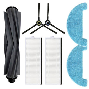Có thể giặt chính Bàn Chải Bên Bàn chải đống lọc lọc phù hợp cho <span class=keywords><strong>Chuwi</strong></span> iLife A9 <span class=keywords><strong>Robot</strong></span> hút bụi phụ kiện - Product Image 1