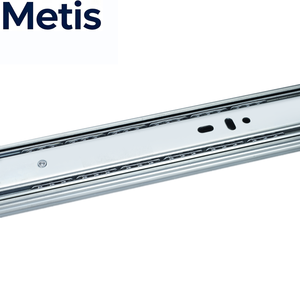 Gấp ba lần mở rộng đầy đủ bóng mang Ngăn kéo trượt-Kết thúc Kẽm với logo tùy chỉnh cho đường ray tủ - Product Image 4