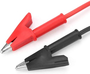 4毫米香蕉插头鳄鱼夹测试探针引线1米1000V/15A电线电缆测试引线套件1对 - Product Image 2